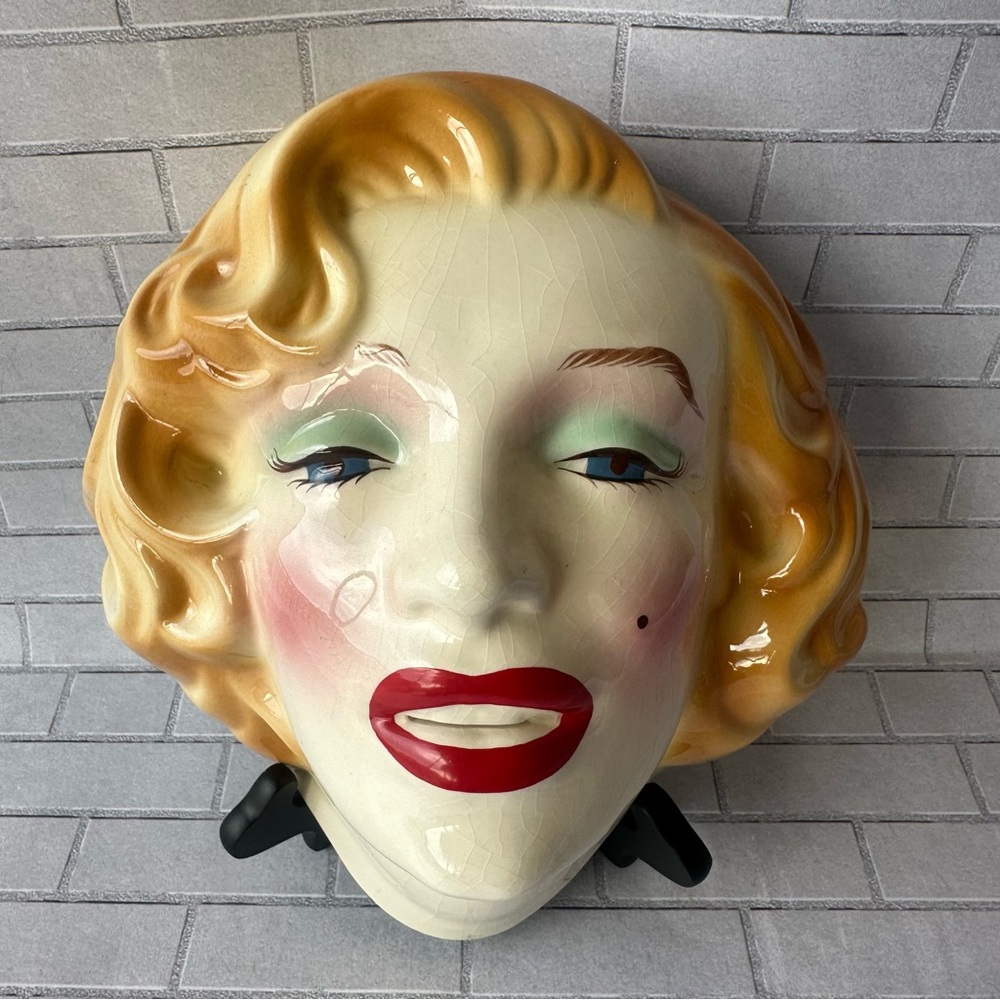 Marilyn Monroe Ceramic Face Wall Art
